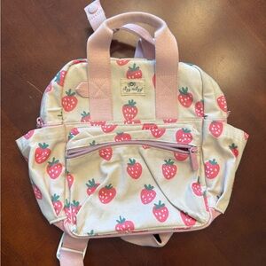 Itsy Ritsy Strawberry Print Kids Backpack